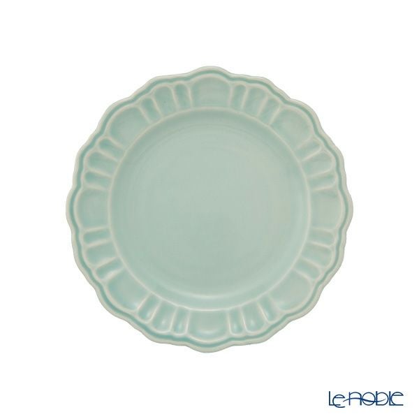マルミツポテリ スタジオエム ポンポネ プレート 15cm ペールブルー
