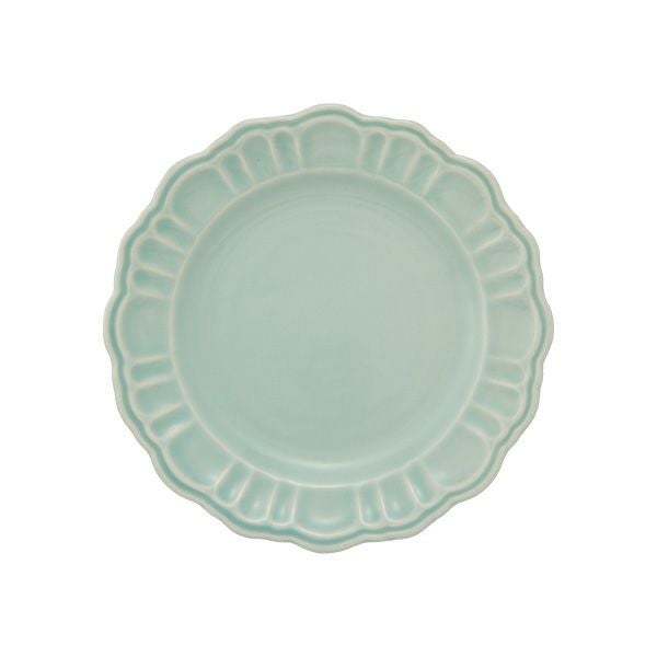 マルミツポテリ スタジオエム ポンポネ プレート 15cm ペールブルー