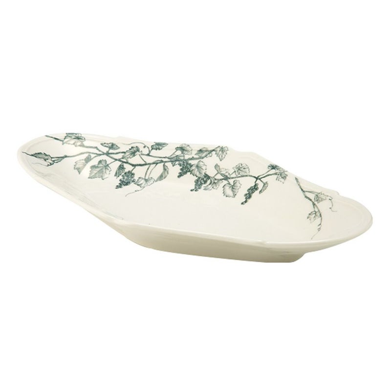 マルミツポテリ スタジオエム ヴィーニュ オーバルプレート L 27×15cm ブルー