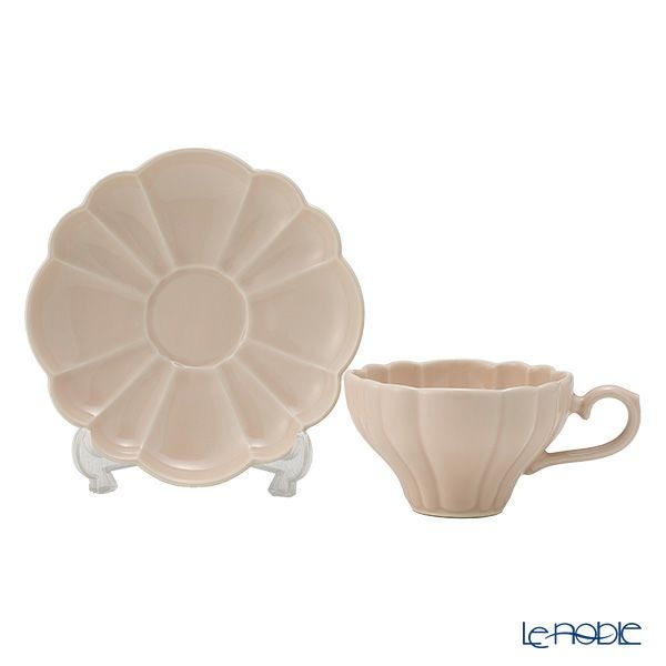 マルミツポテリ スタジオエム ルブケ カップ＆ソーサー 190ml ペールピンク