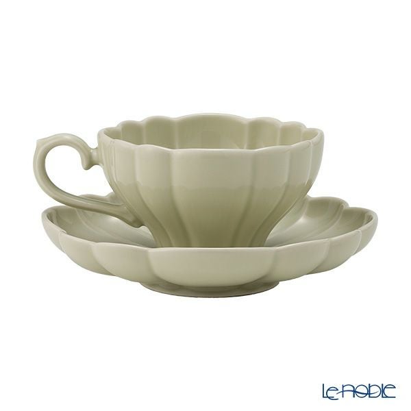 マルミツポテリ スタジオエム ルブケ カップ＆ソーサー 190ml ペールグリーン