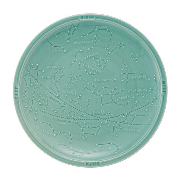 マルミツポテリ スタジオエム スターマップ プレート 23cm ミント