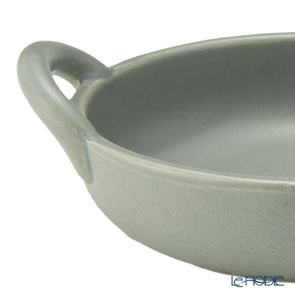 マルミツポテリ スタジオエム フントス 耐熱ボウル 430ml グレー 直火可能・IH不可