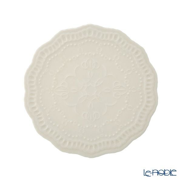 マルミツポテリ スタジオエム エタンセル プレート 17cm ホワイト