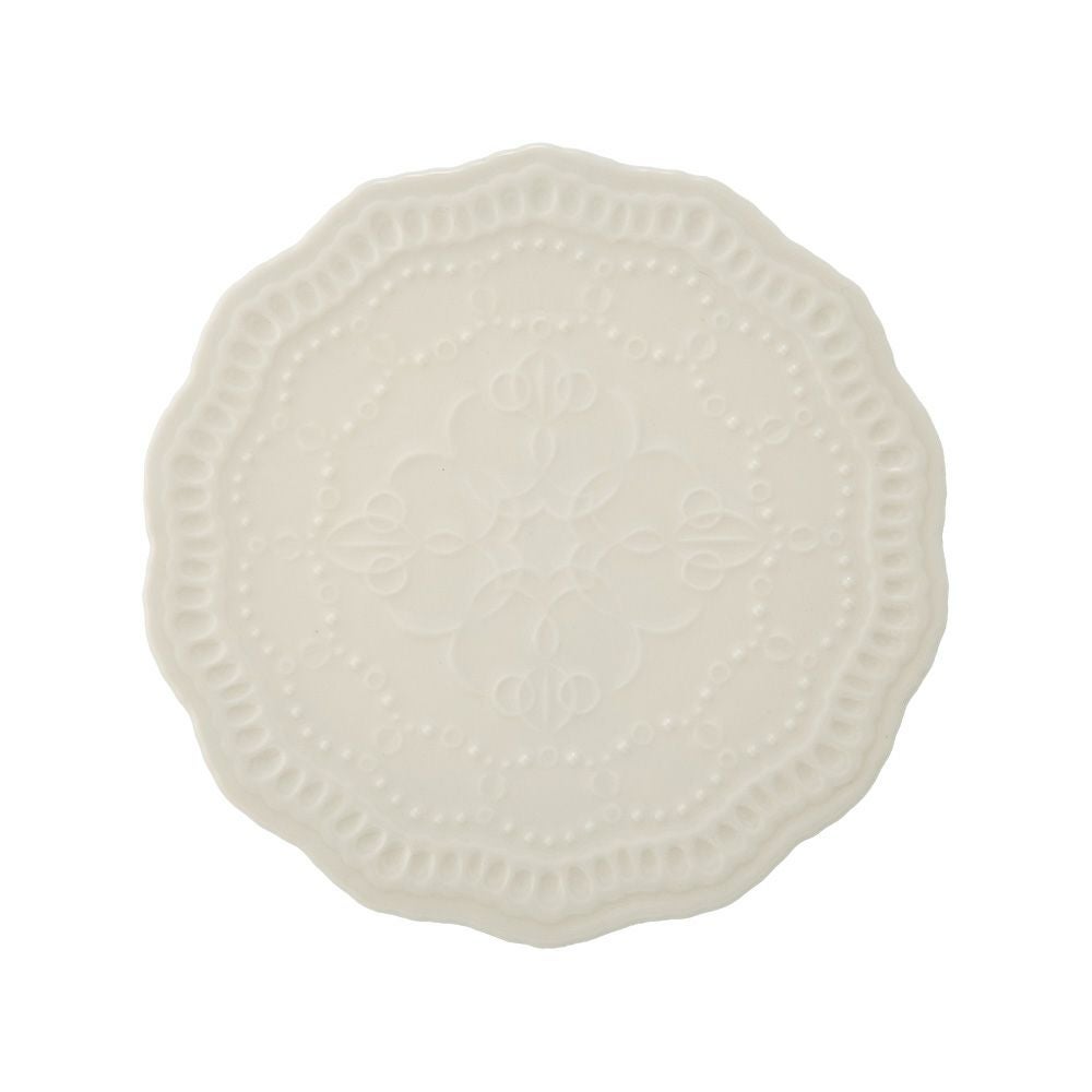 マルミツポテリ スタジオエム エタンセル プレート 17cm ホワイト