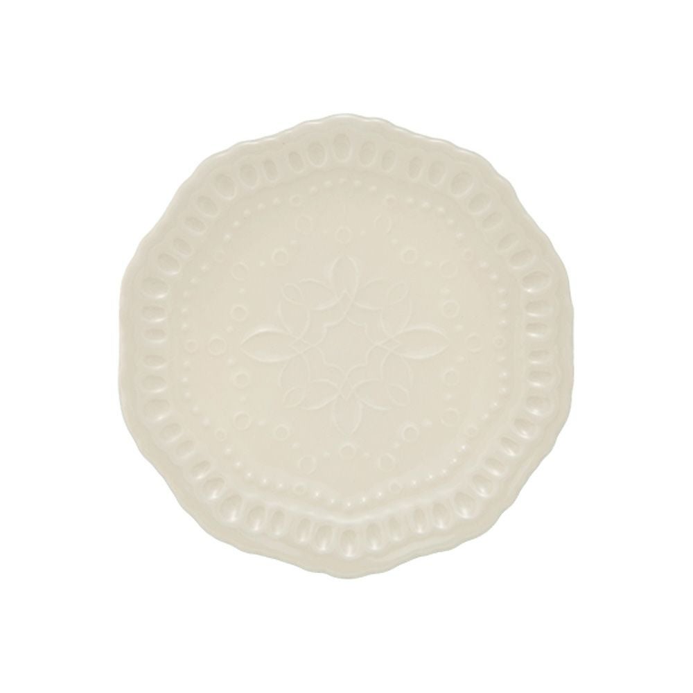 マルミツポテリ スタジオエム エタンセル プレート 12cm ホワイト