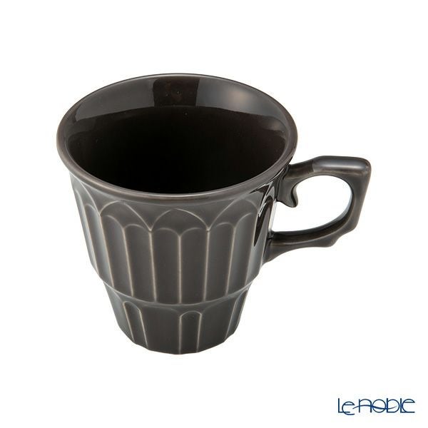 マルミツポテリ スタジオエム ロンブル マグカップ 220ml チャコール
