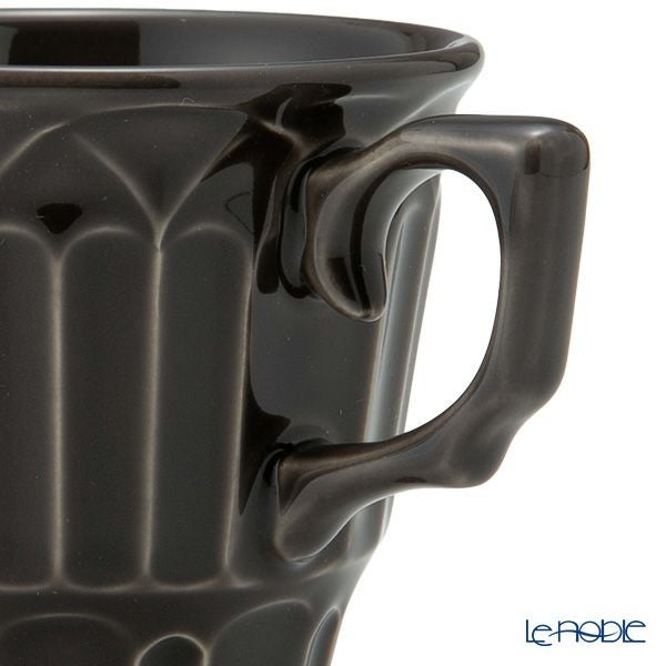 マルミツポテリ スタジオエム ロンブル マグカップ 220ml チャコール