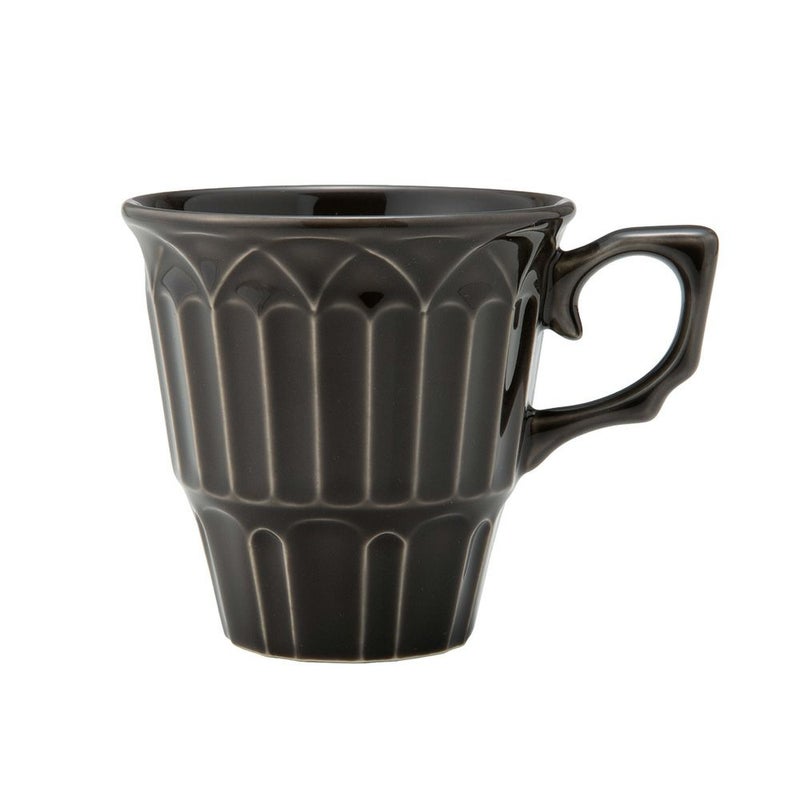 マルミツポテリ スタジオエム ロンブル マグカップ 220ml チャコール