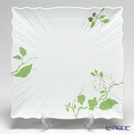 ジノリ1735／リチャード ジノリ（GINORI 1735／Richard Ginori） フィオーリ ヴェルディ スクエアプレート 30×30cm