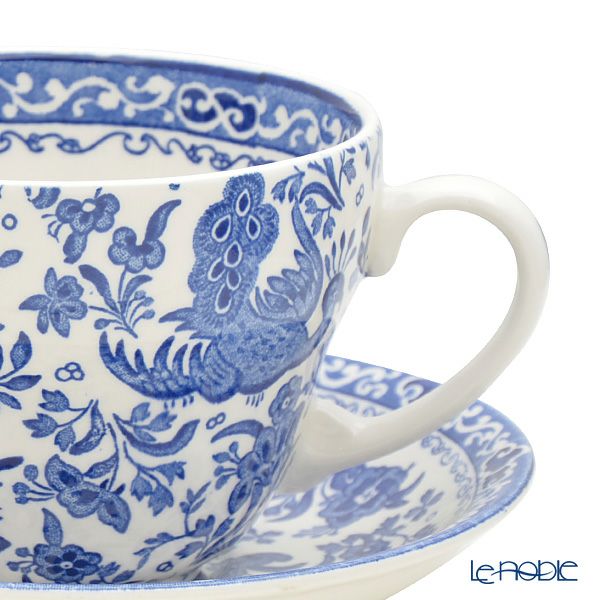 バーレイ ブルーリーガルピーコック ブレックファーストカップ＆ソーサー 430ml