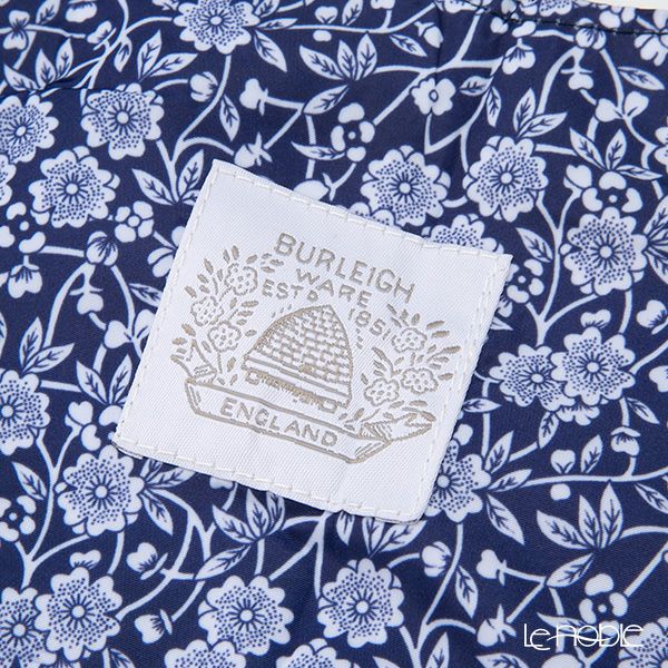 バーレイ ブルーキャリコ エコバッグ 37.5×41cm ポリエステル100%