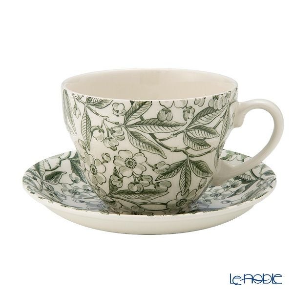 バーレイ グリーンプルナス ブレックファーストカップ＆ソーサー 430ml