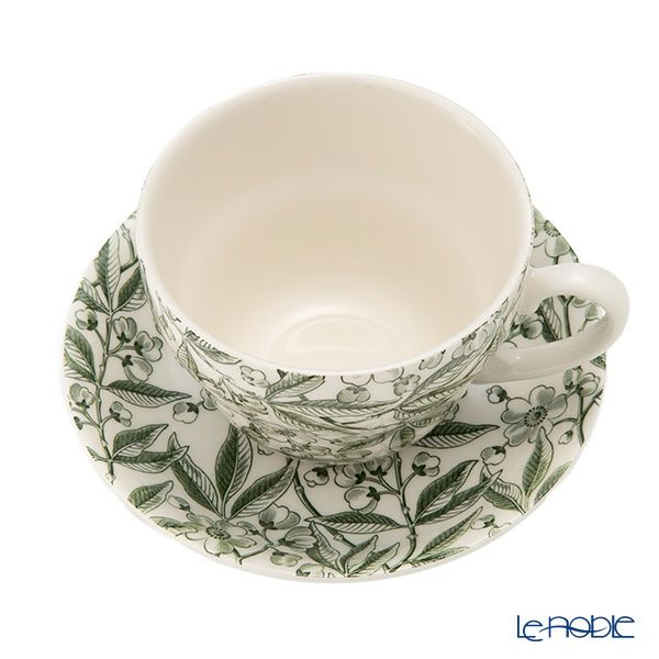 バーレイ グリーンプルナス ブレックファーストカップ＆ソーサー 430ml