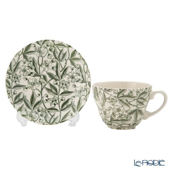 バーレイ グリーンプルナス ブレックファーストカップ＆ソーサー 430ml