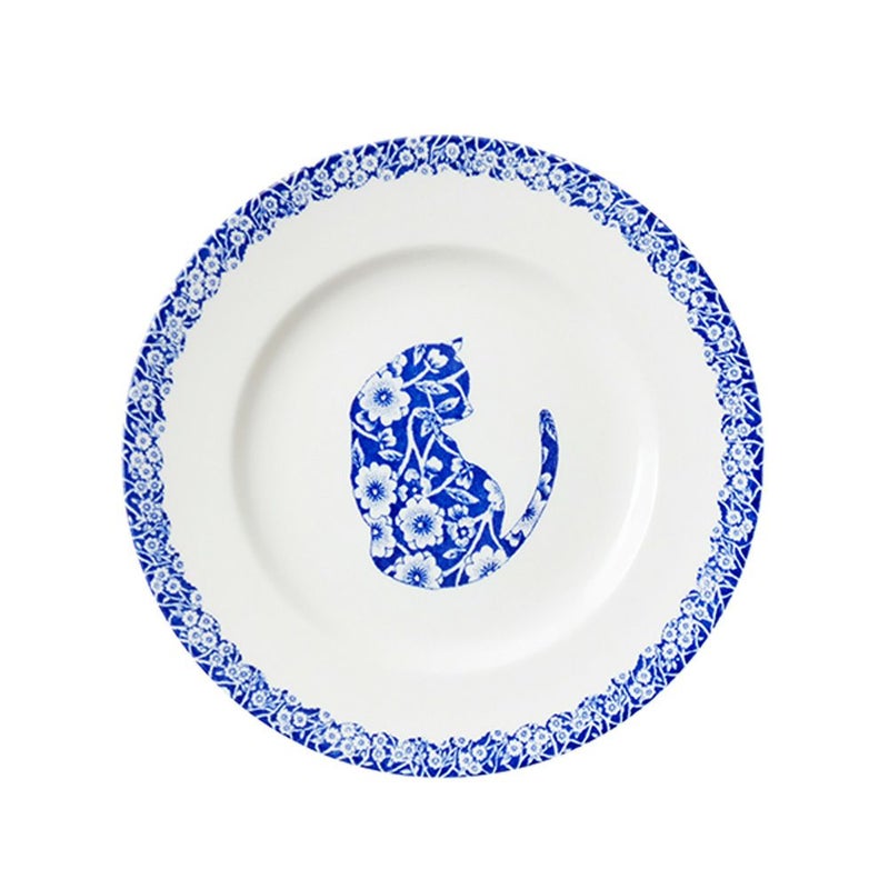 バーレイ キャリコキャット ブルー プレート 17.5cm