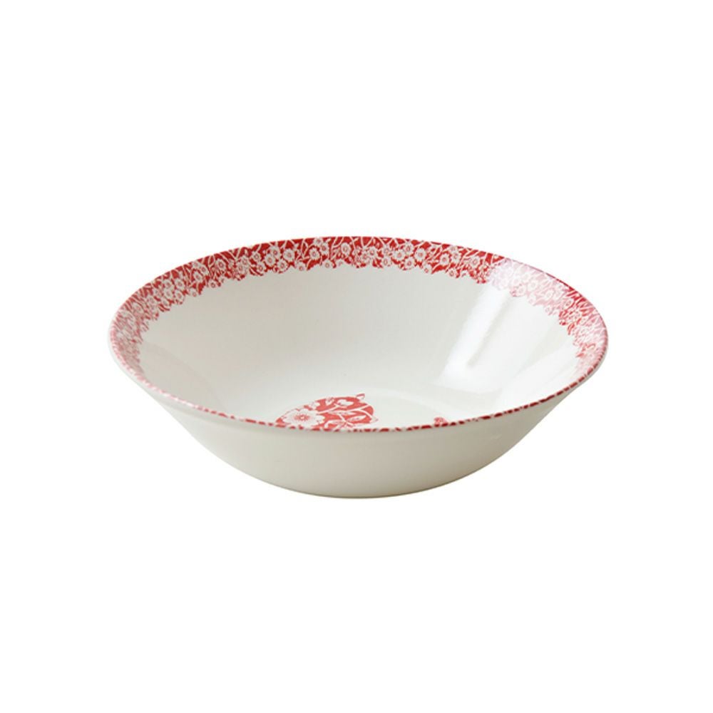 Burleigh バーレイ レッドキャリコ　シリアルボールペア　新品未使用 バーレイ キャリコキャット ブルー シリアルボウル | ブランド洋食器