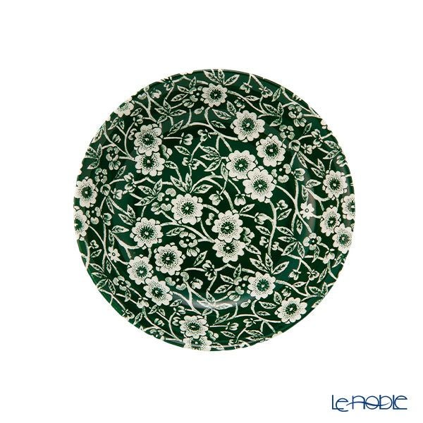 バーレイ ダークグリーンキャリコ フルーツプレート／ボウル 12cm