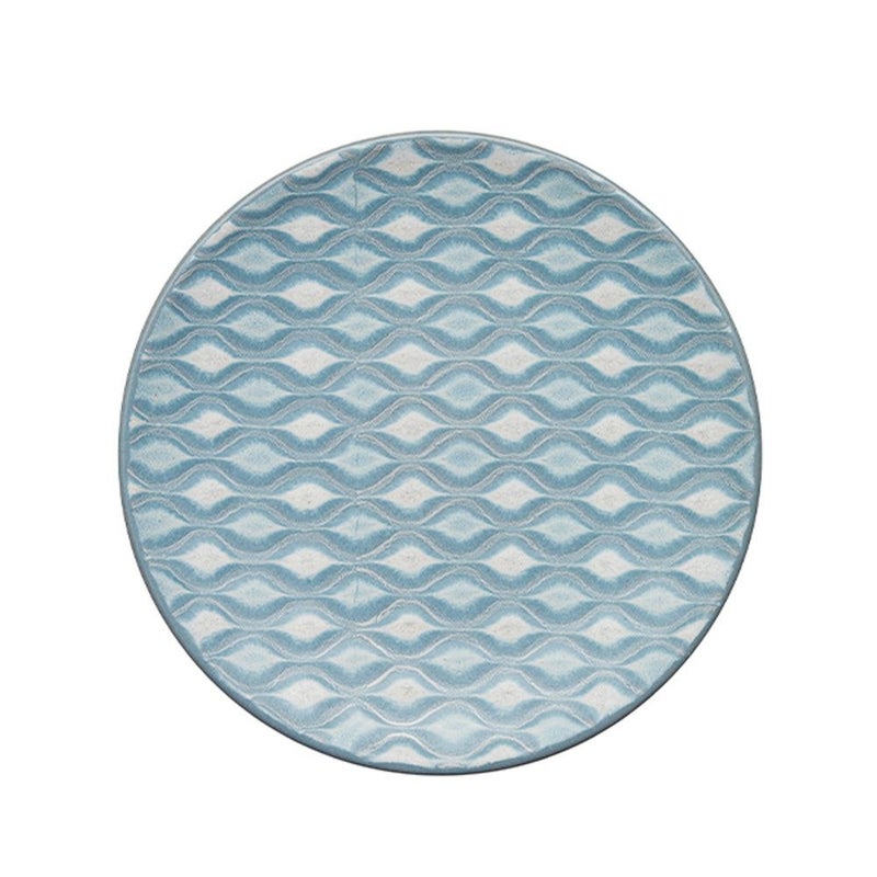 Denby デンビー インプレッション スモールプレート 17cm ブルーアクセント