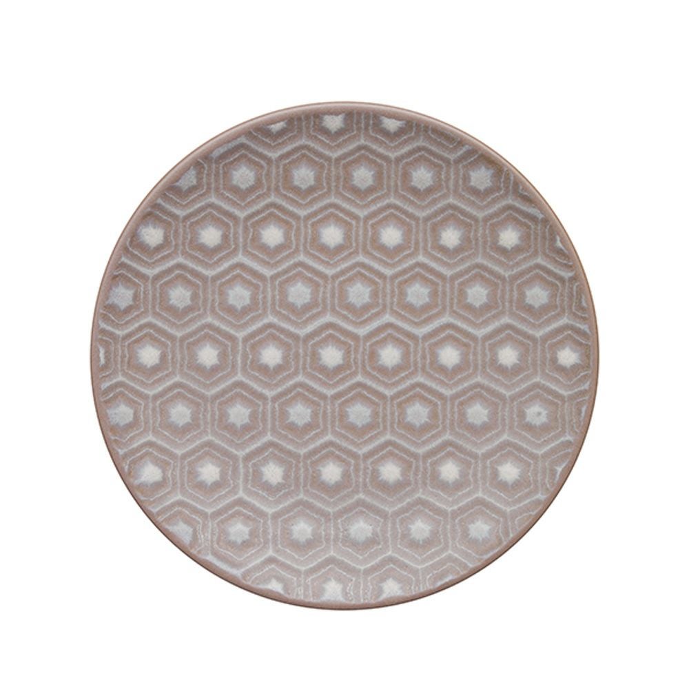 Denby デンビー インプレッション スモールプレート 17cm ピンクアクセント