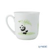 大倉陶園 パンダ親子 縁起物語 マグカップ 雨上がりにこんにちは C310-2／124C