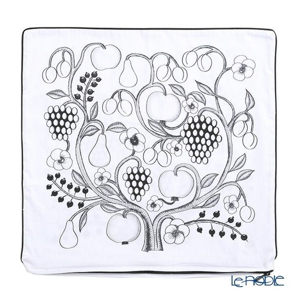 Kuovi クオヴィ クッションカバー パラティッシ オーチャード ブラック コットン100％ 45×45cm