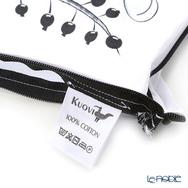 Kuovi クオヴィ クッションカバー パラティッシ オーチャード ブラック コットン100％ 45×45cm