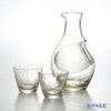 東洋佐々木ガラス 高瀬川 琥珀 冷酒セット G604-M72 カラフェ 300ml×1＆杯 80ml×2
