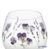 東洋佐々木ガラス 花文 hanafumi ペアフリーグラス ビオラ・ラベンダー柄 380ml G099-T283