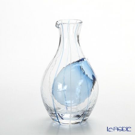 和がらす 61507 冷酒カラフェ 300ml ブルー