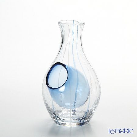 和がらす 61507 冷酒カラフェ 300ml ブルー