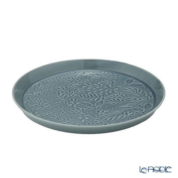 ナルミ アンナエミリア 真夏の牧草地（ミッドサマーメドー） プレート 19cm ブルー 41612-5949