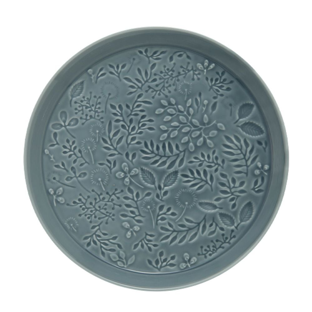 ナルミ アンナエミリア 真夏の牧草地（ミッドサマーメドー） プレート 19cm ブルー 41612-5949