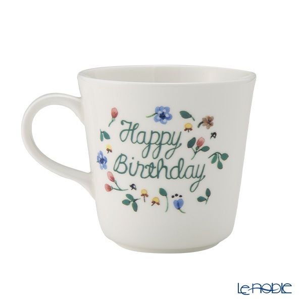 ナルミ アンナエミリア グリーティング マグカップ Happy Birthday 340ml 51945-2923P