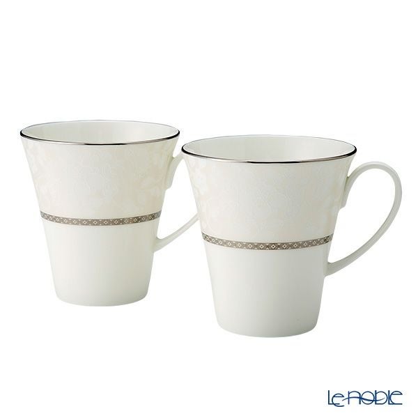 ナルミ ミラノビアンカ マグカップ 340ml ペア／2人用 51461-21962P