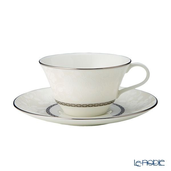 ナルミ ミラノビアンカ ティーコーヒー兼用カップ＆ソーサーセット 210ml ペア／2人用 51461-21800P