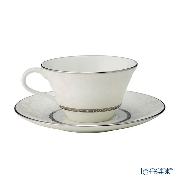 ナルミ ミラノビアンカ ティーコーヒー兼用カップ＆ソーサーセット 210ml ペア／2人用 51461-21800P
