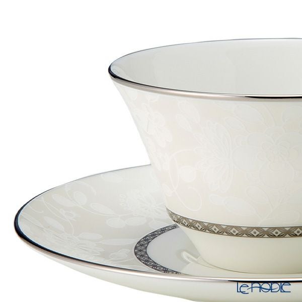 ナルミ ミラノビアンカ ティーコーヒー兼用カップ＆ソーサーセット 210ml ペア／2人用 51461-21800P