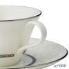 ナルミ ミラノビアンカ ティーコーヒー兼用カップ＆ソーサーセット 210ml ペア／2人用 51461-21800P