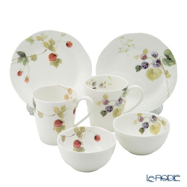 ナルミ ルーシーガーデン カジュアル 6点セット ペア ストロベリー＆ブラックラズベリー 96011-23336P