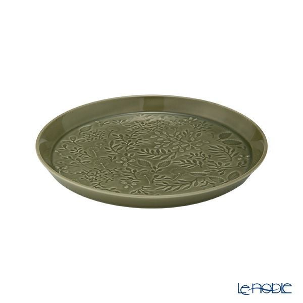 ナルミ アンナエミリア 真夏の牧草地（ミッドサマーメドー） プレート 19cm フォレストグリーン 41790-5949