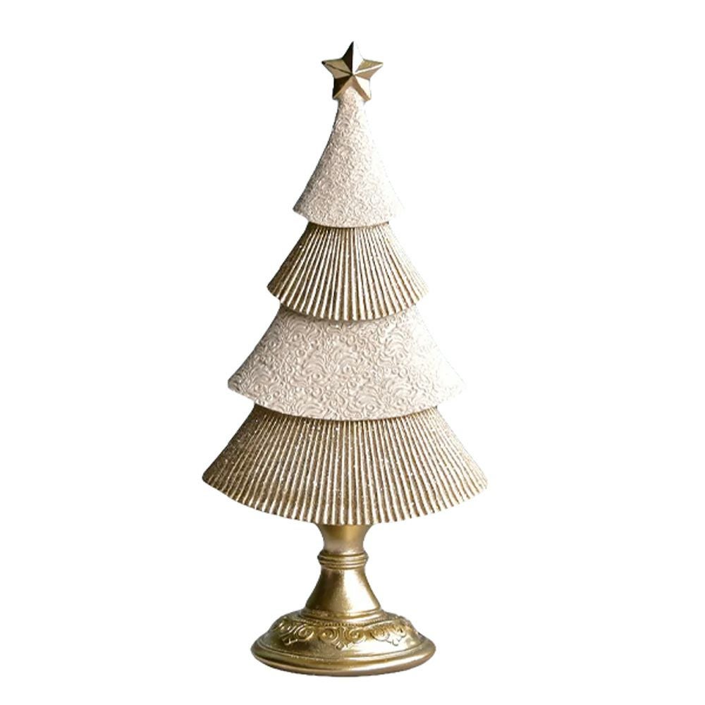 ハルモニア クリスマスオブジェ ツリー ウインターホワイトトール HM-011264 ポリレジン製