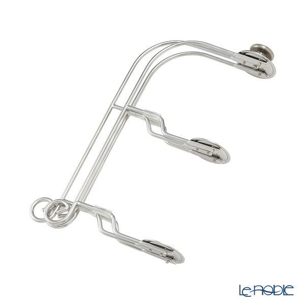 サクライ ワンタッチプレートスタンド 2段 22013011 プレート直径19-24cm 用 折りたたみ式