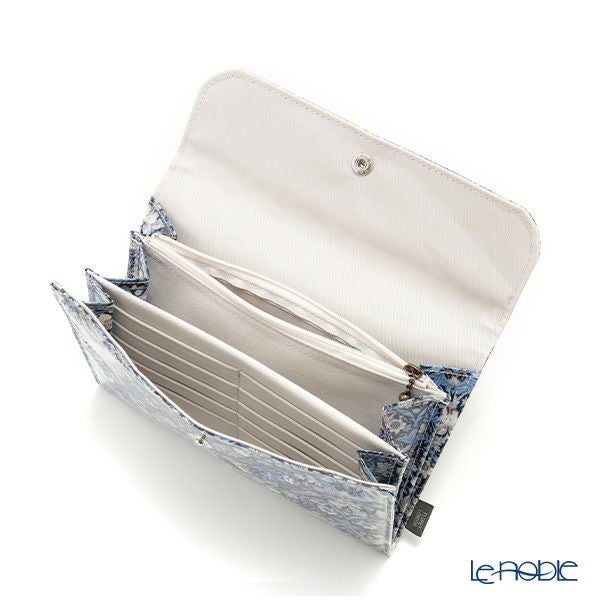 リバティプリント（LIBERTY PRINT）を使用したマルチケース02 ストロベリーシーフ／いちご泥棒 ネイビー 21×15×2cm 日本製