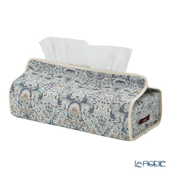 リバティプリント（LIBERTY PRINT）を使用したティッシュカバー ロデン ブルー 22.5×11.5×H5cm用 日本製
