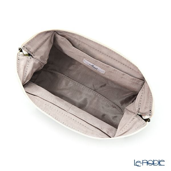 リバティプリント（LIBERTY PRINT）を使用したワイヤーポーチ フローラル・イヴ ブラック 24×8×11cm 日本製