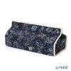 リバティプリント（LIBERTY PRINT）を使用したティッシュカバー ケビン ネイビー 22.5×11.5×H5cm用 日本製