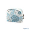 リバティプリント（LIBERTY PRINT）を使用したミニポーチ スウィムダンクレア サックスブルー 11×4×10cm 日本製