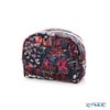 リバティプリント（LIBERTY PRINT）を使用したミニポーチ フォリア・フラワーズS レッド 11×4×10cm 日本製