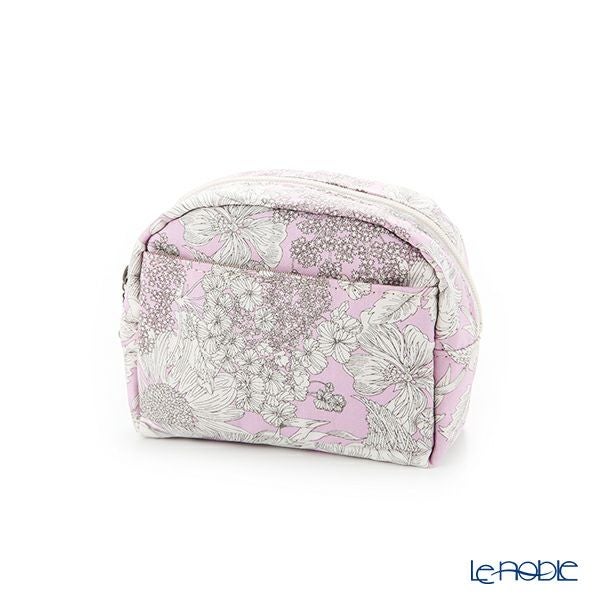 リバティプリント（LIBERTY PRINT）を使用したミニポーチ スウィムダンクレア ピンク 11×4×10cm 日本製